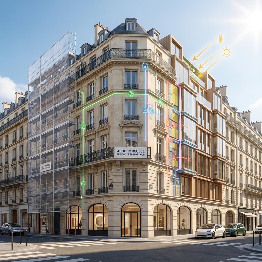 Audit énergétique immeuble : coût, obligations, déroulement