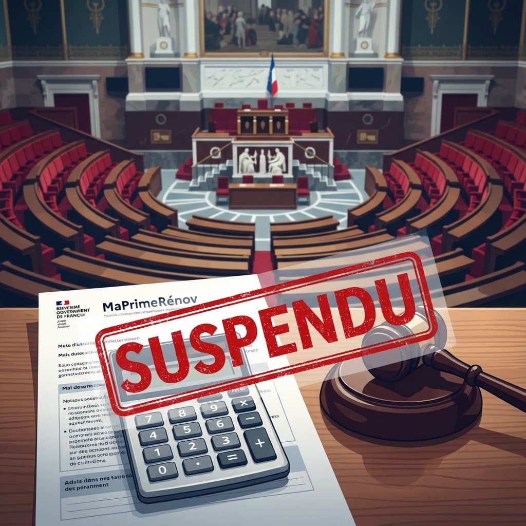 Flash Info : Suspension temporaire de MaPrimeRénov'