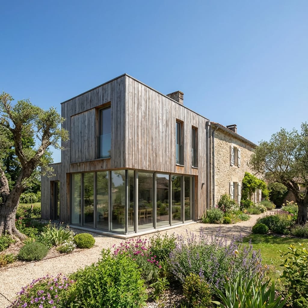 Extension Bois Contemporaine