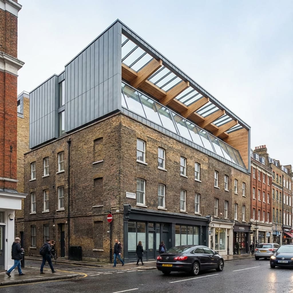 Surélévation Zinc & Bois