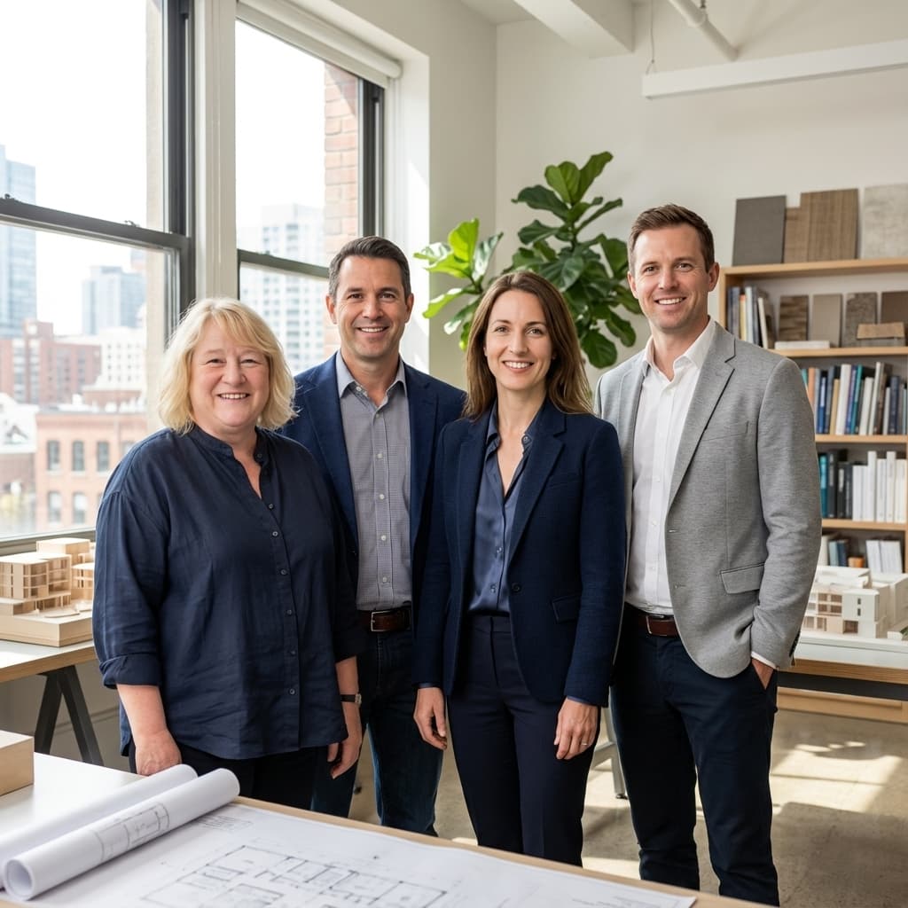 Équipe Architecture - Delphine, Marc, Sophie